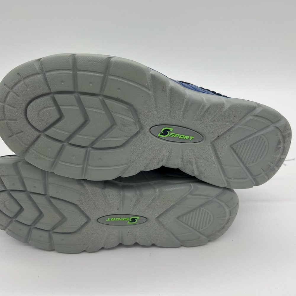 S Sport Skechers Theo Boys Sneakers Blue Green - Picture 6 of 6